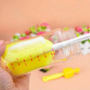 5Pcs Baby Milk Feeding Bottle Brush Handy Portable Nylon and Sponge Tube Cl