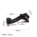 Wireless Microphone Drum Clamp Audio Equipment Replacement Accessory Black