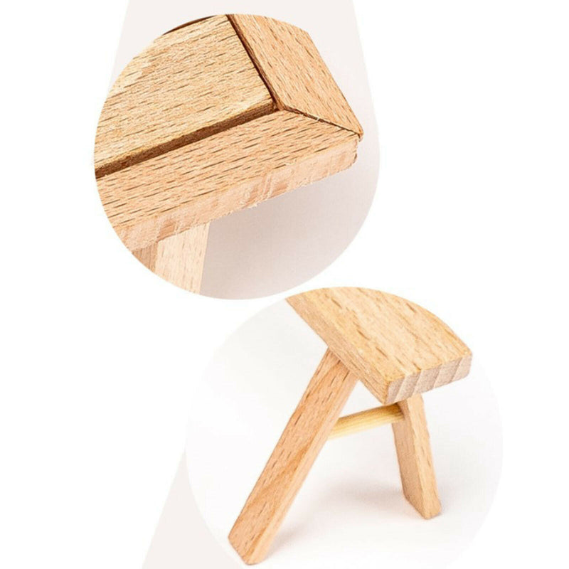 Wood Disassembly Crafts Kits Nut Hand-assembled Tenon Chair Toys Age 3+