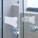 Sliding Door Lock for Child Safety, Baby Proof Lock for Patio, Closet,Showe Z3Z7