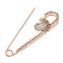 3pcs Crystal Safety Pin Brooch Clip Lady Bridal Scarf Coat Hat Pin Jewelry