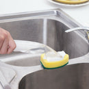 Sponge Replaceable Couring Pad Washing Convenience Cleaning Brush Scrubber  F3X7