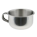 5 Pc Durable Stainless Steel Mens Barber Shaving Mug Bowl Soap Cup for Brush