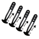 4x Ladder Strap Boarding Ladder Rubber Latch Band Retaining Rope Holder Part
