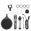 Condenser Microphone,3.5Mm Studio Recording Broadcast Computer Microphone w C2Z6