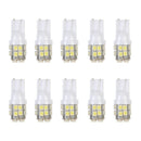 10Pcs T10 20-SMD LED White Super Bright Car Lights Bulb - 194 168 2825 W5W Hot