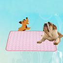 Pet Pad Summer Cooling Mat Dog Beds Mats Blue Pet Ice Pad Cool Cold Silk Mo A5V4