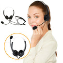 Call Center Hands-free Headset Headphone Monaural Mircrophone for Office