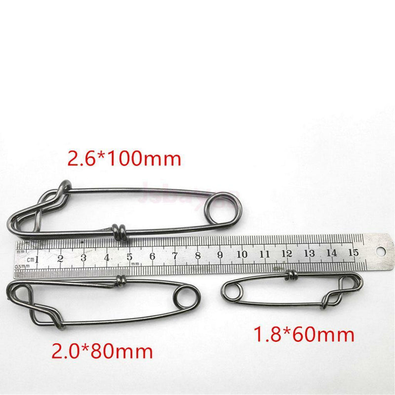 20x Ocean Boat Fishing Longline Snap Long Line Clips Float Line Tuna Clip S