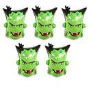 5 Pieces Pumpkin Monster Aluminum Film Balloon Halloween Party Decor 49x67cm