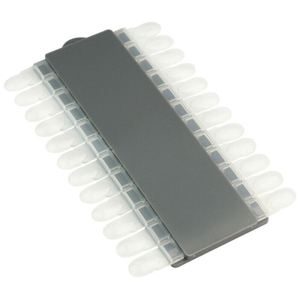 Home DIY Portable Polish 24 Nail Art Design Tips Practice Display Removable Rack