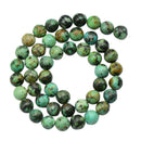 Natural Turquoise Beads 8mm Blue Africa Turquoise Round Loose Stone Beads