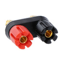1Pcs 4mm/0.16" Dual Banana Plugs Jack Socket Binding Post for Speaker Amplifier