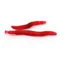 50Pcs Red Earthworm Fishing Bait Worm Lures Crankbaits Hooks Baits Tackle Soft !