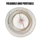 Steel Wire Fishing Cage Outdoor Portable Fish Care Keep Net Fishing Tackle