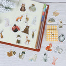 46pcs Animal World DIY Diary Album Stickers Paper Labels Gifts Packaging  OZ