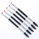 Eyebrow Brush Dual-ended Duo Brow Eyeliner Angled Cut Brush MakeupTools; Sp J1I1
