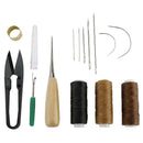 14PCS Leather Sewing Tools Leather Craft Tools Kit For Hand Sewing Stitching