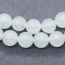 8mm Handmade Natural Selenite Mala Bracelet Spirituality Chakas Cuff Pray Gift