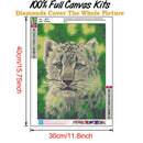 5D DIY Full Round Drill Diamond Painting Tiger Animal Cross Stitch (B979)