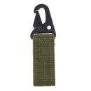 Webbing Buckle Tool Outdoor Camping D-carabiner Key Hook Hunting Army Green