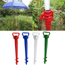Sun Beach Fishing Parasol Ground Anchor Spike Umbrella Stretch Stand Holder P4X7