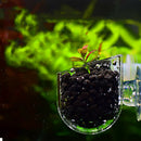 Aquarium Fish Tank Mini Acrylic Crystal Glass Pot Polka Water Potted AquS Hn