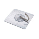 10Pcs Removable Self Adhesive Hooks Wall Door Plastic Strong Sticky Hooks H F3B2