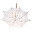 Lace Wooden handle Sun umbrella Wedding decoration props