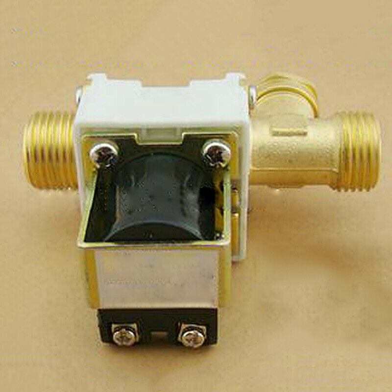 DC 12V 1/2" Brass Electric Solenoid Valve For Water Air N/C Normally Closed HRTS