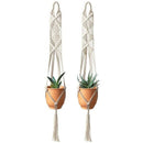 Plant Hanger Hanging Seeder Wall Art Bohemian Flower Pot Net Bag Home Decor