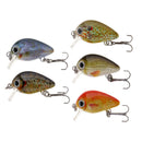5pcs 1'' Mini Minnow Crank Baits Sinking Lures Minnow & Popper Diving Lure Baits