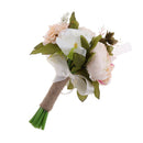 Artificial Flowers Vase Arrangement Simulation Bridesmaid Bouquet Pink