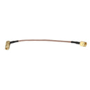 5X(6" SMA Male to SMA Right Angle Male Plug Jumper Pigtail Cable RG316 S9V3)