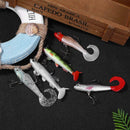 5pcs Fishing Soft Lead Lure Artificial Bait Jig Wobblers Fishing Tackle