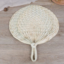 Decorative Hand Fan Straw Hand-woven Wedding Souvenir Handheld Bamboo Dance G â„–[