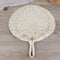Decorative Hand Fan Straw Hand-woven Wedding Souvenir Handheld Bamboo Dance G â„–[