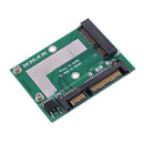 mSATA SSD to 2.5''SATA 6.0gps adapter converter card module board mini pcie ssd,