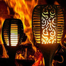 51LED Flame Solar Torch Light Waterproof Flickering Dancing Path Garden Lam L5S0