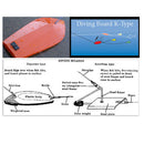 2pcs Trolling Board Planer Diveboard K-Type Diving Board for Boat Fishing