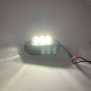 1Pc 6LED Amber License Number Plate Light Tail Rear Lamp for Truck Lorry Trai-3C