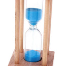 Desktop Wood Frame Glass Hourglass Kid Brush Teeth Sand Timer Gifts Toys