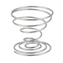 4 Pieces x Egg egg tray Spring egg seat Egg's shell Stainless Steel Egg Tra E9K6