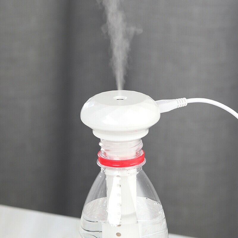 White Adjustable Height Donut USB Humidifier Portable Ultrasonic Mist Maker E1G5