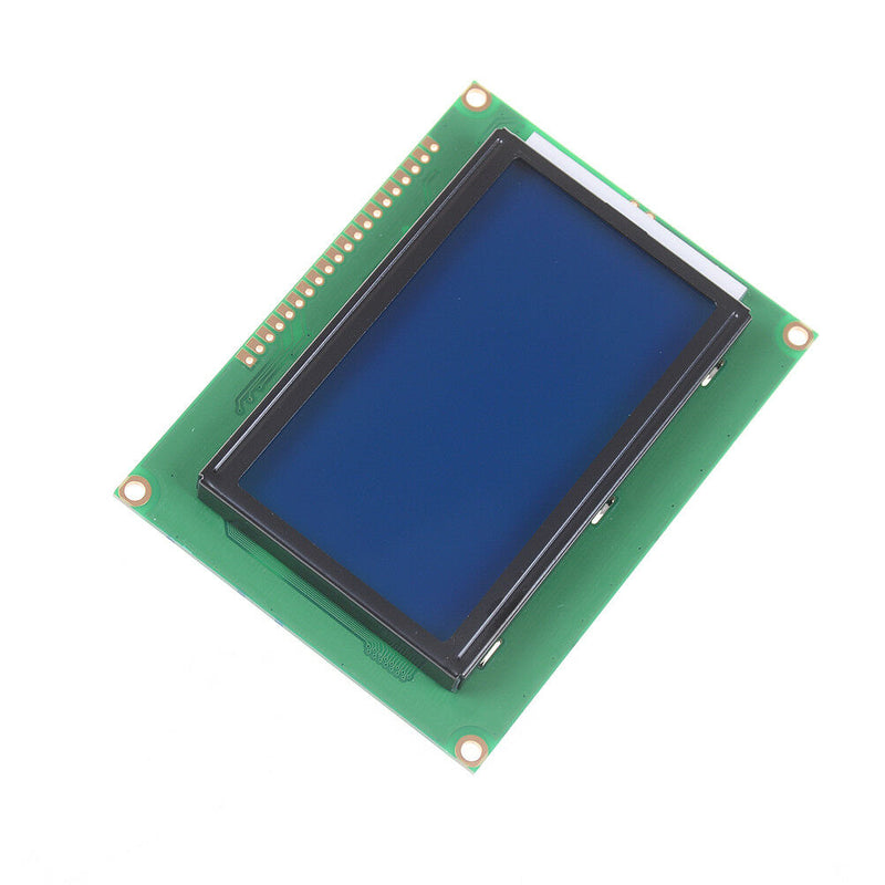 St7920 12864 128x64 lcd display blue backlight parallel serial arduino 5v BL Gw