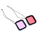 4x Dive Filter (Red + Purple) Water Resistant for Gopro HERO5 Black Camera