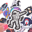 50pcs Spaceman Spaceport Skateboard Stickers Laptop Luggage Decals Stick&+