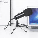 USB Wired Cardioid Microphone Streaming Studio Recording Condenser Speaker