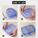 Silicone Stretch Lids,Various Sizes Reuseable Food Storage Covers for Bowl,