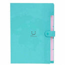 Plastic Expanding File Folders Accordion Document Organizer 5-Pocket A4 Let I1Z3